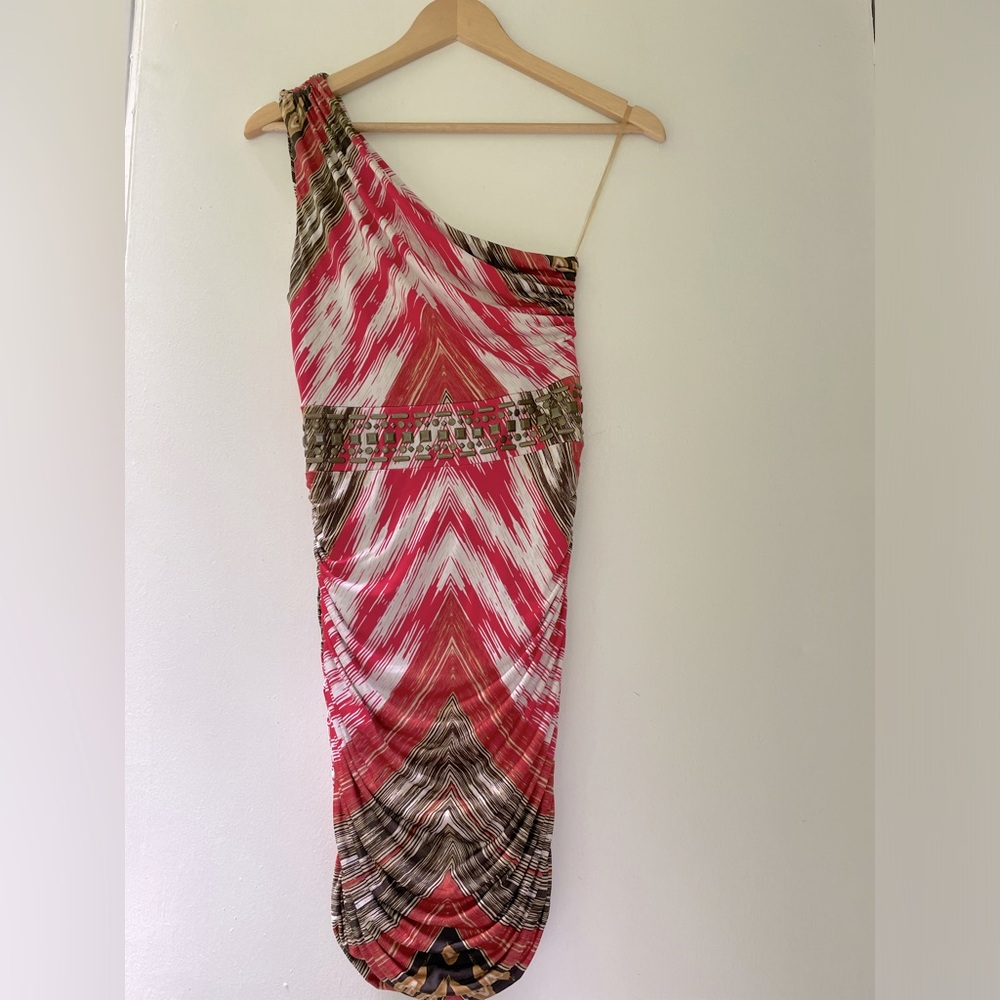 Y2K One-Shoulder Body-Con Mini-Dress